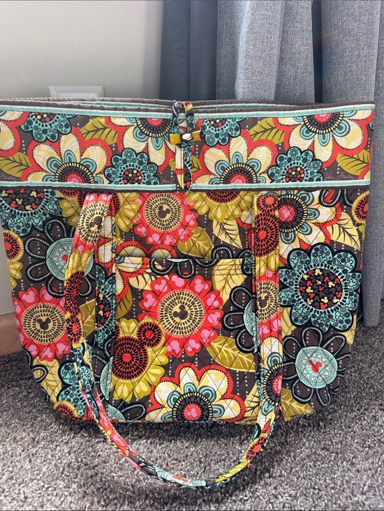 Vera Bradley Handbags - Vera Bradley x Disney Parks Quilted Floral Tote Bag in Multicolor